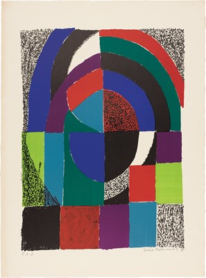 Lot 57 - Sonia Delaunay-Terk CATHÉDRALE Color...