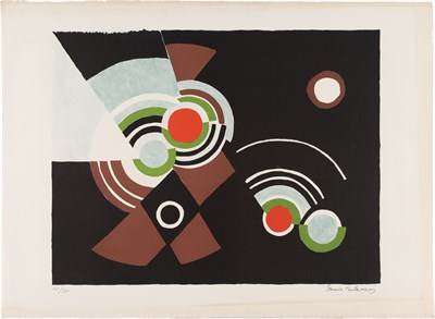 Lot 65 - Sonia Delaunay-Terk (1885-1975) CINÉMA; NOIR...