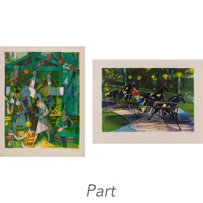 Lot 140 - Camille Hilaire (1916-2004) [VARIOUS IMAGES]...