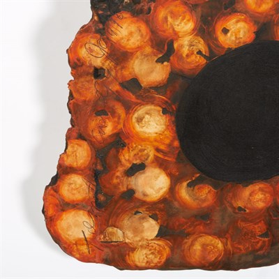 Lot 108 - Donald Sultan American, b. 1951 Tomatoes and...