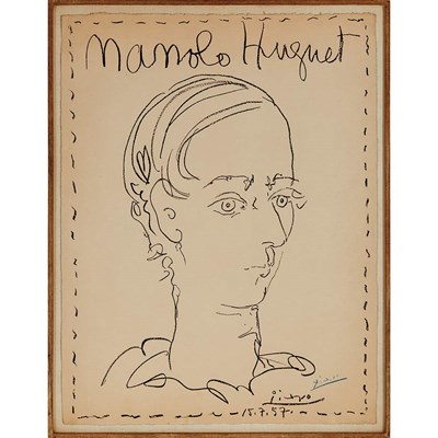 Lot 186 - Pablo Picasso MANOLOA HUGUET, AFFICHE POUR LE...