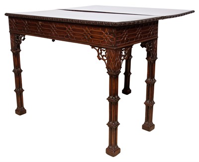 Lot 162 - George III Style Mahogany Fold-Over Card Table...