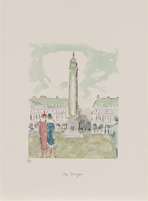 Lot 134 - Kees van Dongen PLACE VENDÔME (J. JL 41) Color...
