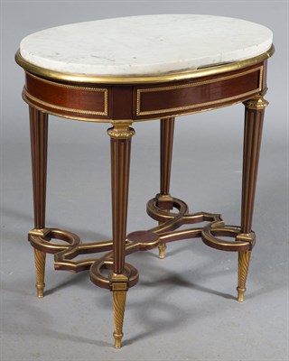 Lot 560 - Pair of Louis XVI Style Brass-Mounted Mahogany...