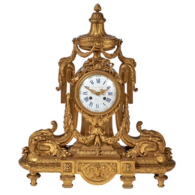 Lot 242 - Napoleon III Gilt-Bronze and Gilt-Metal Clock...