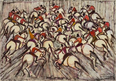 Lot 103 - Magdalena Radulescu Romanian, 1902-1983...