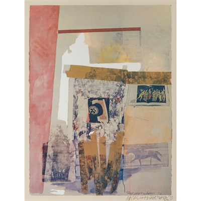 Lot 226 - Robert Rauschenberg WATERMARK Color offset...