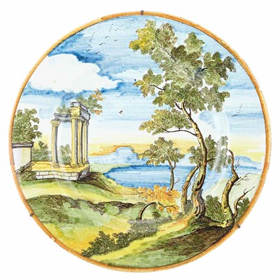 Lot 139 - Italian Renaissance Style Maiolica Plate Of...