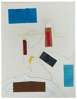 Lot 81 - David Hare American, 1917-1992 Mountain, Sky...