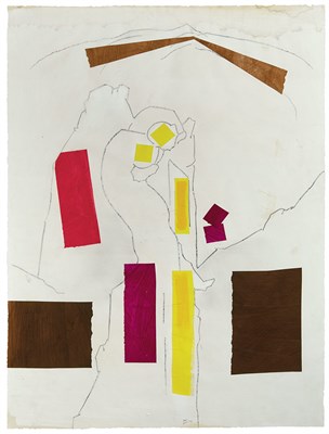Lot 82 - David Hare American, 1917-1992 Mountain, Sky 3,...