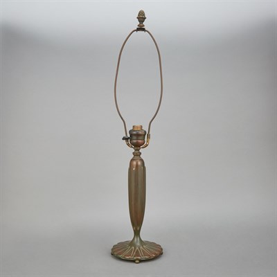 Lot 460 - Tiffany Studios Bronze Lamp Base First quarter...