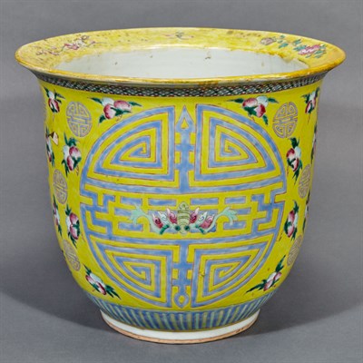 Lot 248 - Two Chinese Glazed Porcelain Jardinieres...