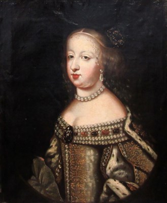Lot 41 - French School 17th Century Portrait of Maria...
