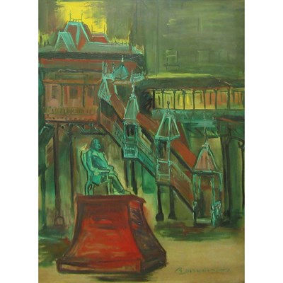 Lot 6 - Ludwig Bemelmans American, 1898-1962 Greeley...