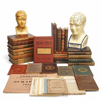 Lot 173 - [PHRENOLOGY] A fine collection of...