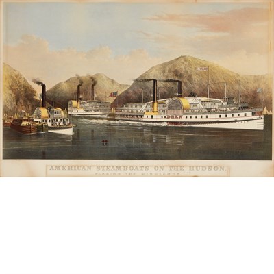 Lot 115 - Currier & Ives, publishers AMERICAN STEAMBOATS...