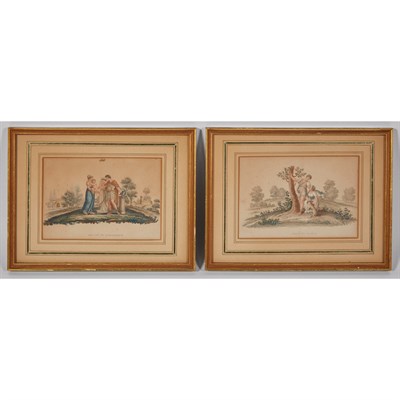 Lot 154 - Augustin LeGrand LE BON-JOUR; LE TRAVAIL Two...