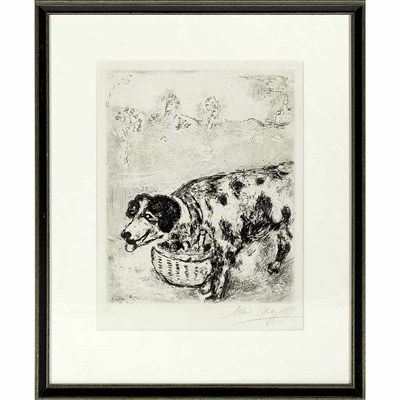 Lot 52 - Marc Chagall (1887-1985) LE CHIEN QUI PORTE A...