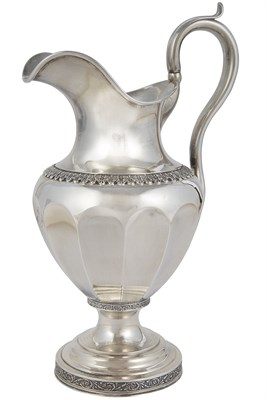 Lot 172 - American Coin Silver Water Pitcher Marked Pure...