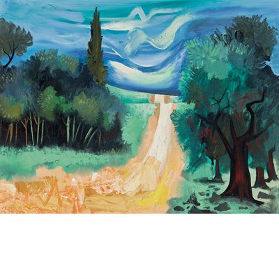 Lot 24 - Byron Browne American, 1907-1961 In Central...