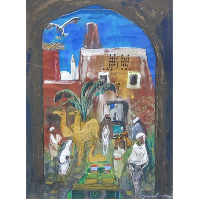 Lot 7 - Ludwig Bemelmans American, 1898-1962 Taroudant,...