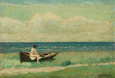 Lot 18 - Manner of Paul Gustav Fischer On the Beach...