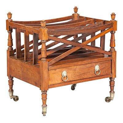 Lot 242 - Regency Mahogany Canterbury Height 21 3/4...