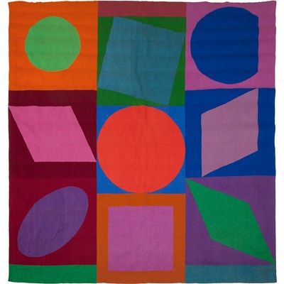 Lot 226 - After Victor Vasarely KALOTA T Wool tapestry...