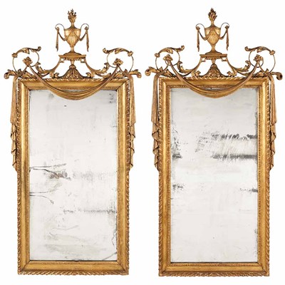 Lot 168 - Pair of George III Giltwood and Composition...