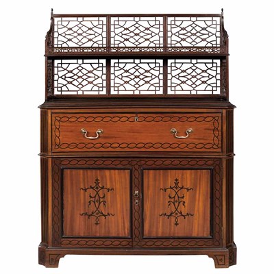 Lot 277 - George III Style Mahogany and Part Ebonized...