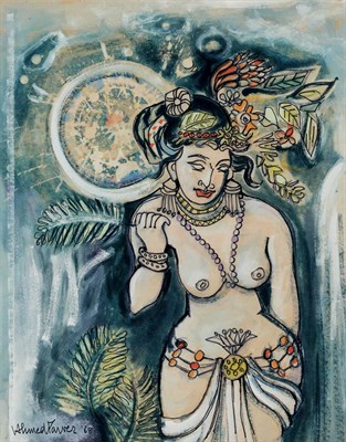 Lot 149 - Ahmed Parvez Pakistani, 1926-1979 Woman in...