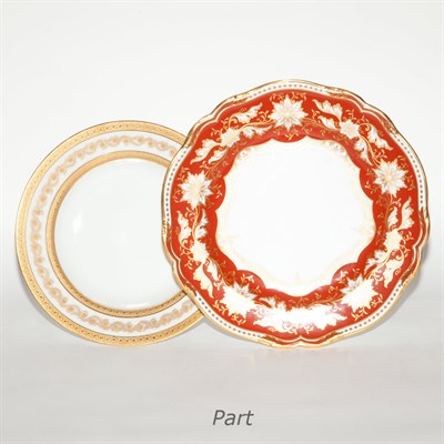 Lot 494 - Set of Twelve Spode Porcelain Dinner Plates...