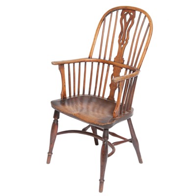 Lot 181 - Windsor Splat Back Armchair 18th Century