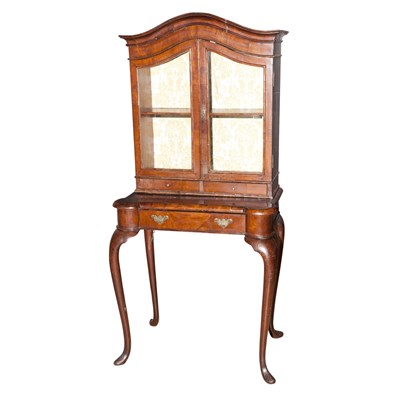 Lot 325 - Queen Anne Walnut Cabinet 18th/19th Century In...