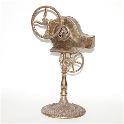 Lot 593 - Brass Bellows 19th Century Height 22 inches.