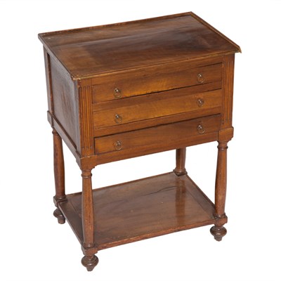 Lot 231 - Provincial Louis XVI Style Bedside Table...