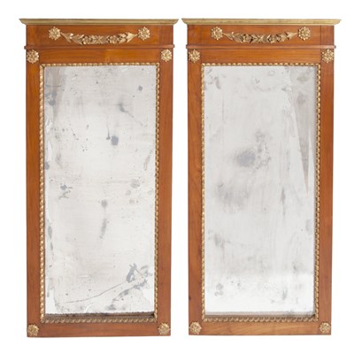 Lot 206 - Set of Four Neoclassical Style Brass Mounted...