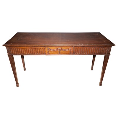 Lot 575 - George III Mahogany Console Late 18th century...