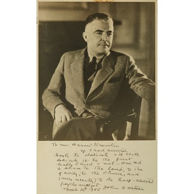 Lot 176 - [PSYCHOLOGY] A group of three inscribed copies...