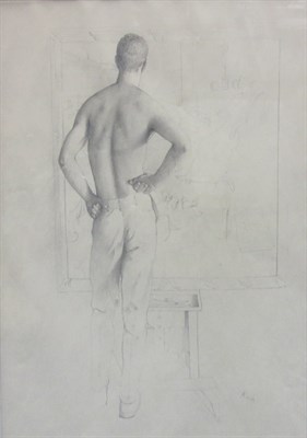 Lot 54 - John Koch American, 1909-1978 Figure Before an...