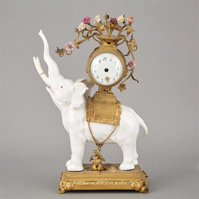 Lot 112 - Louis XV Style Gilt-Metal and Porcelain...