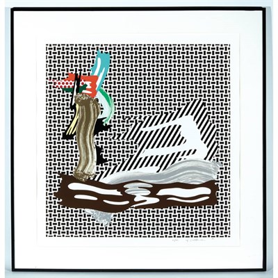 Lot 141 - Roy Lichtenstein BRUSHSTROKE ON CANVAS (C....