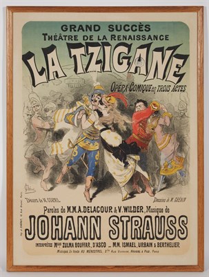 Lot 443 - Jules Cheret LA TZIGANE (BROIDO 10) Color...