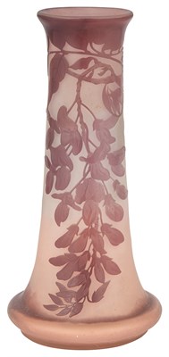 Lot 393 - Galle Acid Etched Cameo Glass Vase Circa 1900...