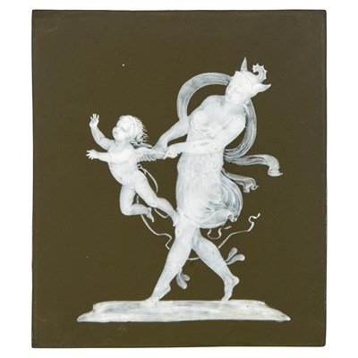 Lot 353 - Mintons Pate-sur-Pate Porcelain Plaque...