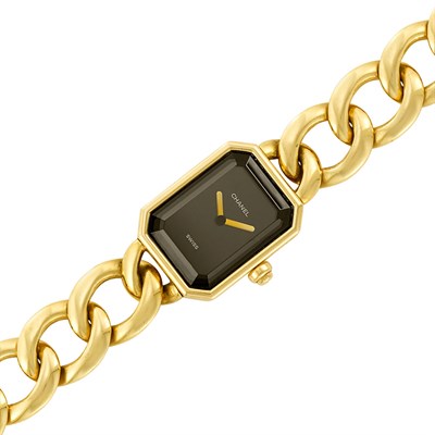 Lot 404 - Gold Link Wristwatch, Chanel, Paris