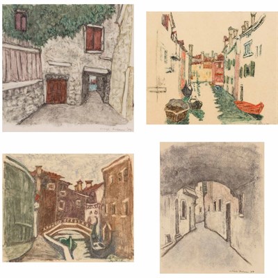 Lot 1149 - Joseph Solman (1909-2008) [VIEWS OF VENICE]...