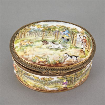 Lot 246 - Vienna Porcelain Cabinet Plate Depicting Ruth,...