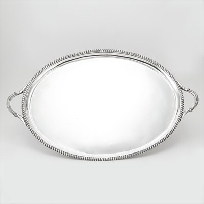 Lot 486 - William IV Sterling Silver Two-Handled Tray...