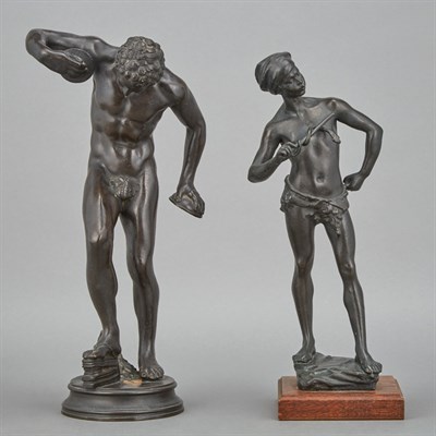 Lot 136 - Bronze Figure of the Dancing Faun After the...